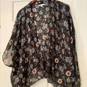 LOFT Floral Kimono